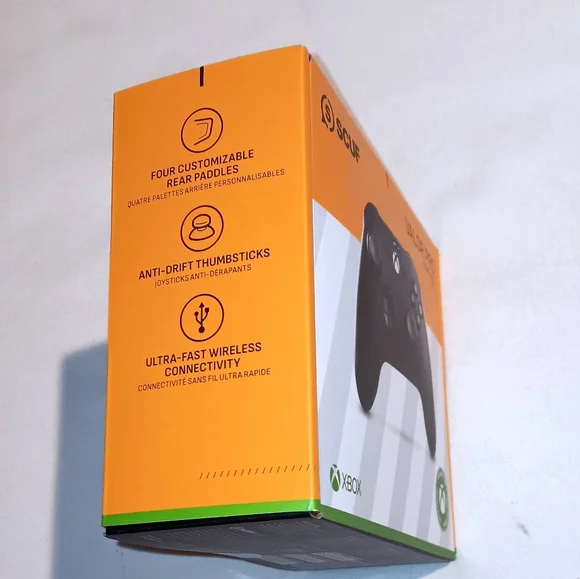 Wireless Controller - Black with Orange Accents Controllers